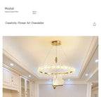 Lustre LED Cristal — Salle à Manger