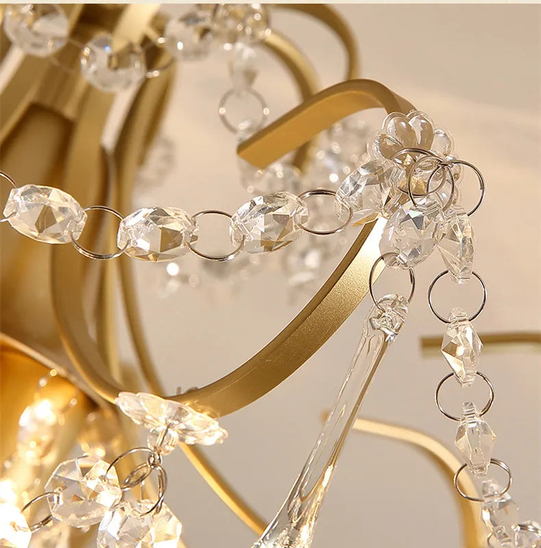 Lustre LED Salon — Cristal