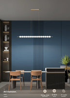 Lustre Salon Design Doré