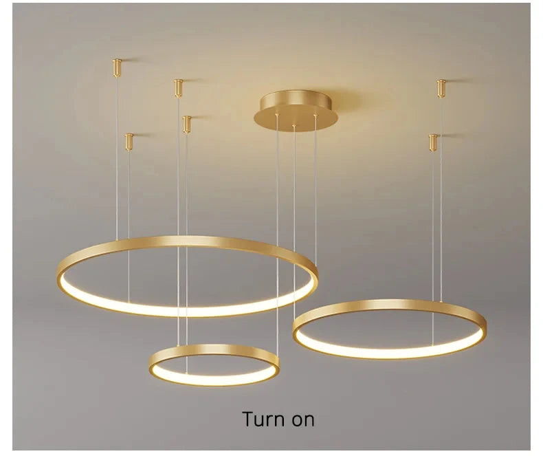 Lustre Salon Industriel — Moderne