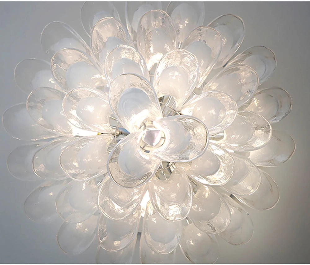 Lustre Salon Moderne — Verre