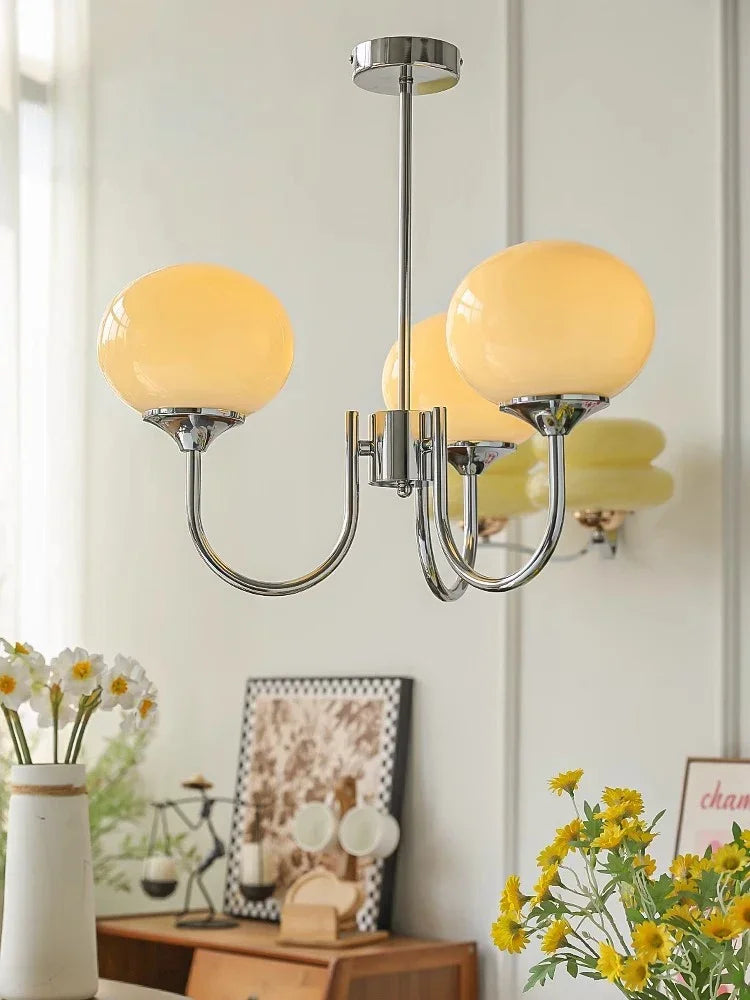 Lustre Chambre Adulte — LED — B argent 3 ampoules