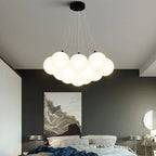 Lustre Blanc Moderne — Salon