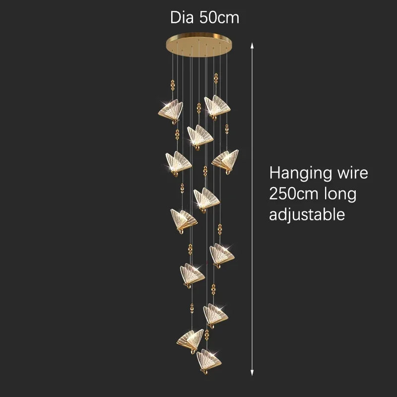 Suspension Luminaire Nordique — Cristal