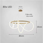 Lustre Cuisine Industriel — Nordique — Doré 150 cm A
