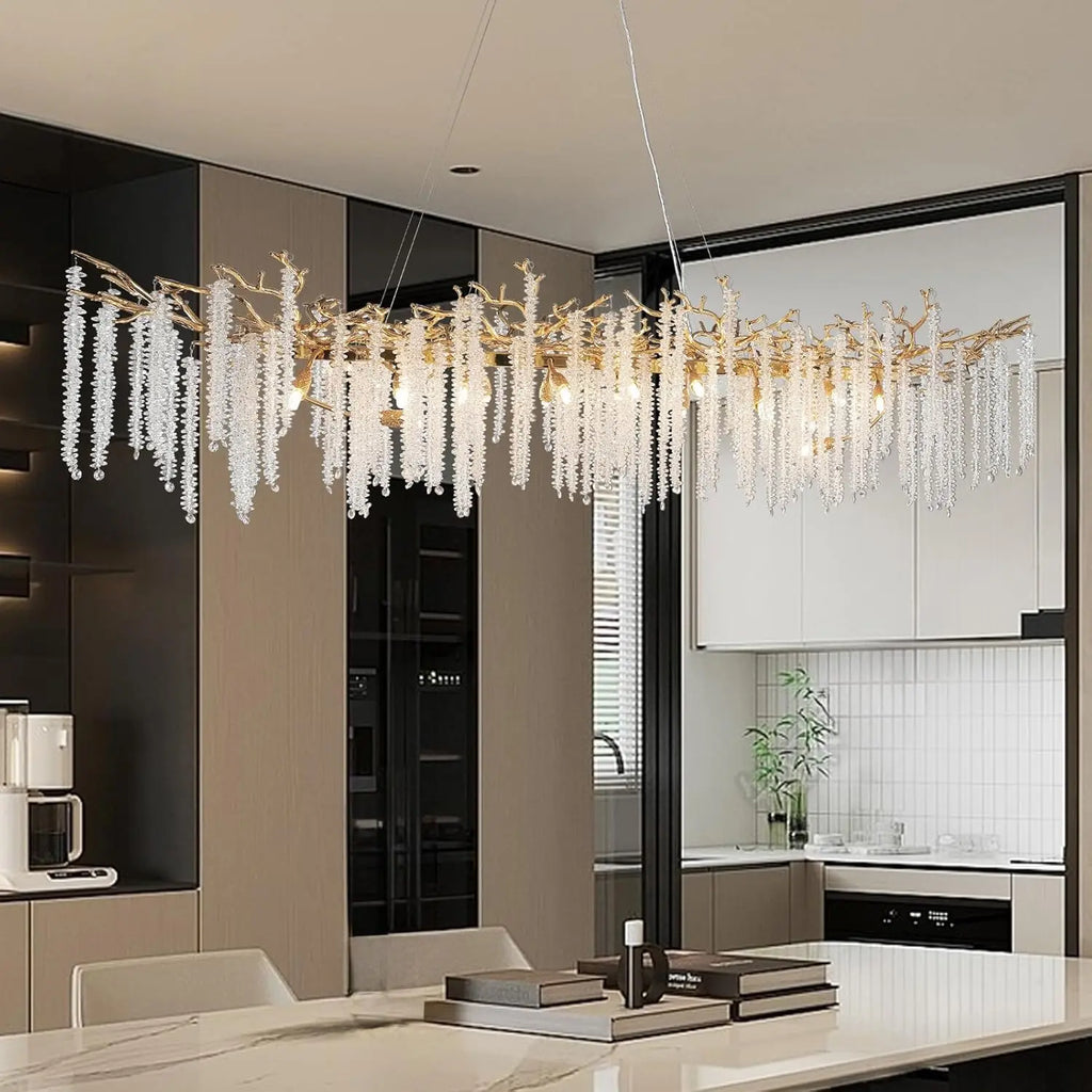 Lustre Cristal Salon