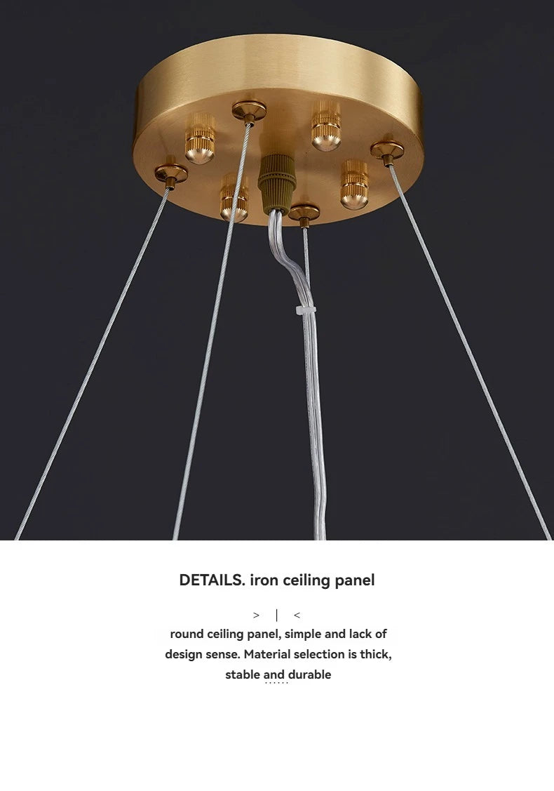 Lustre Moderne Design — Verre