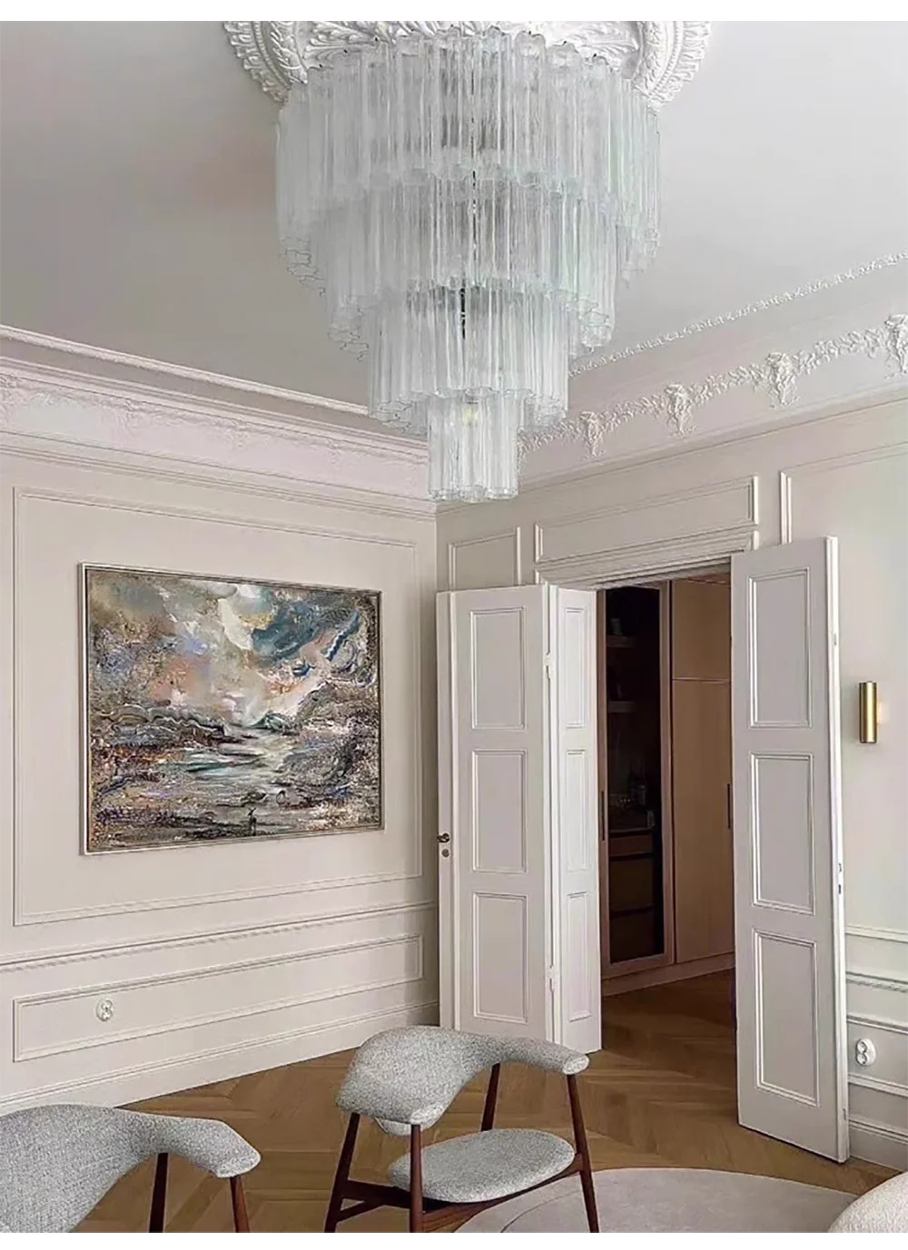 Suspension Verre Design — Salon