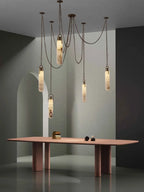 Lustre Aluminium Design — Métal — 7 ampoules