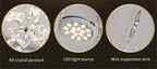 Lustre Cristal Moderne — Escalier