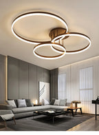 Lustre Design LED — Métal — 1 anneau 50cm