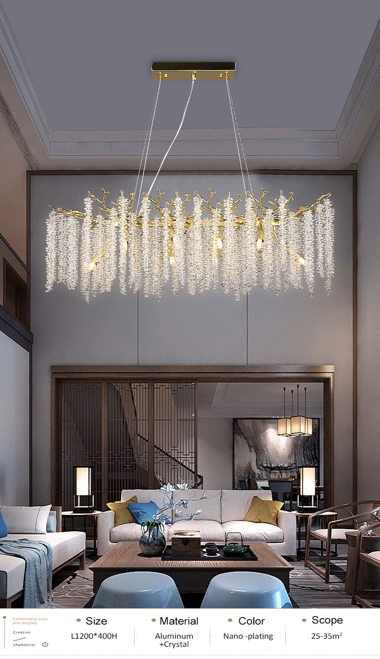 Lustre Luxe Cristal — LED
