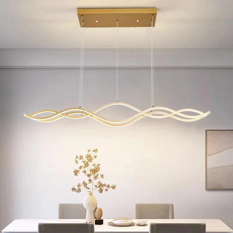Lustre Nordique Blanc — Salle à Manger