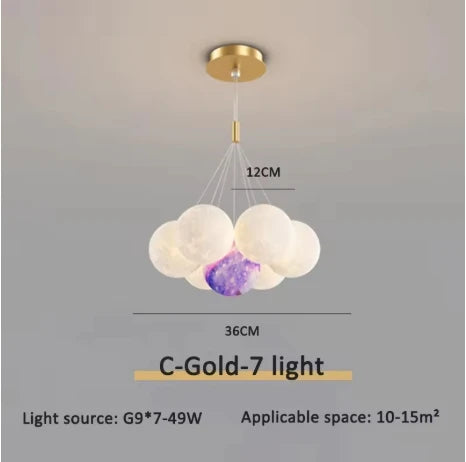 Lustre Bulle — Plafonnier Nordique Design