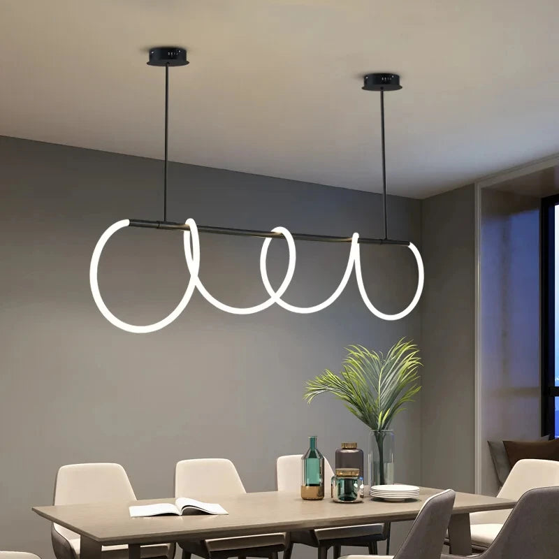 Lustre Cuisine Industriel — Nordique
