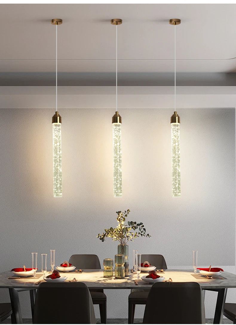 Suspension Cristal Luxe 35cm - Lustre Élégant LED