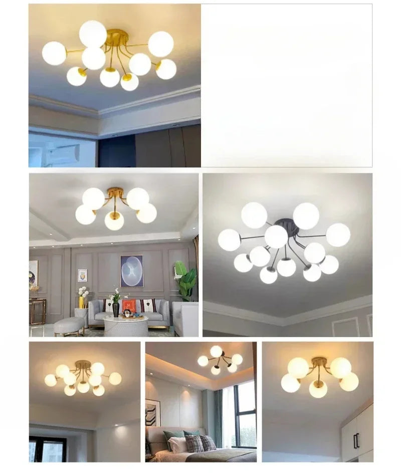 Lustre Scandinave — Verre