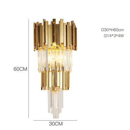 Lustre en Cristal Pas Cher — Métal