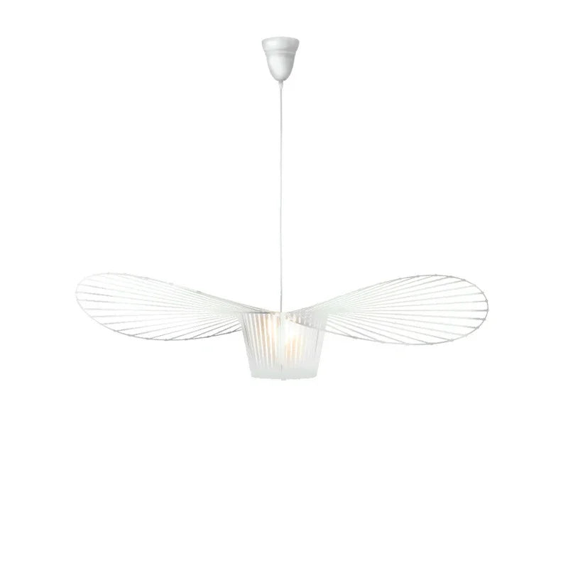 Lustre Paille — Suspension Chapeau Paille