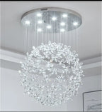 Lustre Cristal Moderne — Escalier