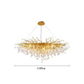 Lustre Araignée Design — Cristal — Longueur 100cm