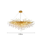 Lustre Araignée Design — Cristal — Rond 100cm