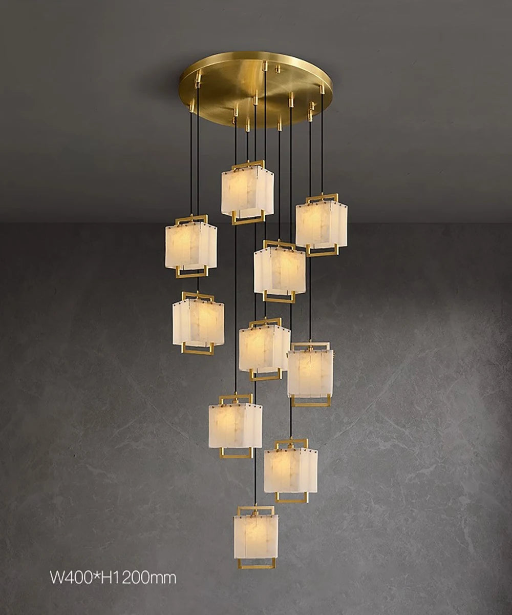 Lustre Tendance Salon — Marbre