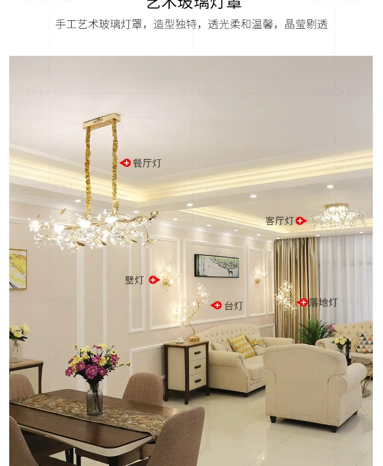 Lustre en Cristal Pas Cher — Nordique
