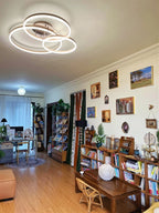 Lustre Design LED — Métal — 1 anneau 50cm