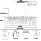 Lustre Cristal Salon
