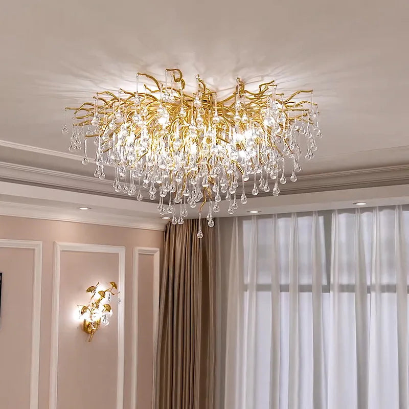 Lustre Luxe Salon — Cristal