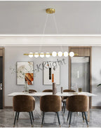 Lustre Art Déco — Cuivre