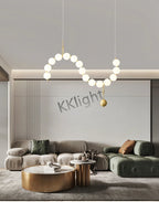 Lustre Art Déco — Cuivre