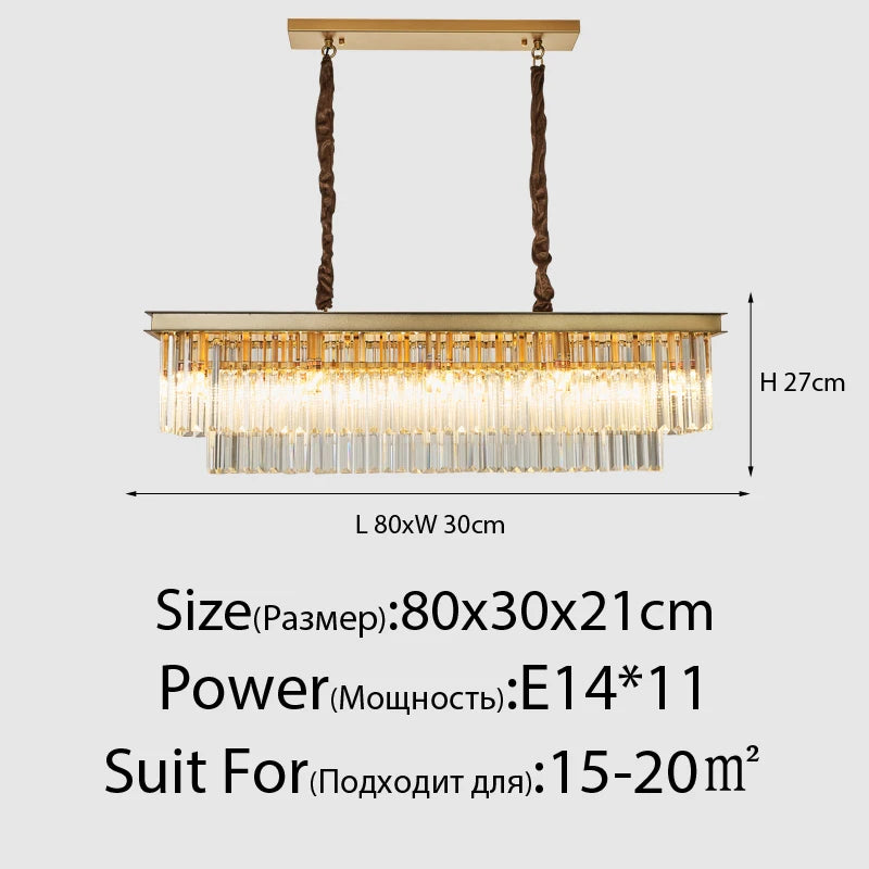 Lustre Vintage Industriel — Cristal