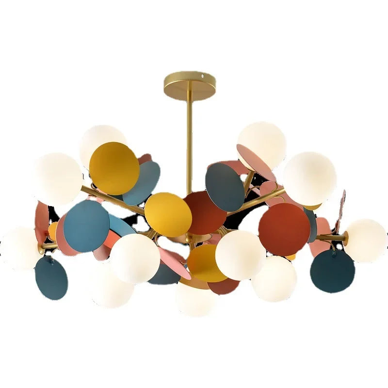 Lustre Araignée Design — Moderne — 10 ampoules blanc