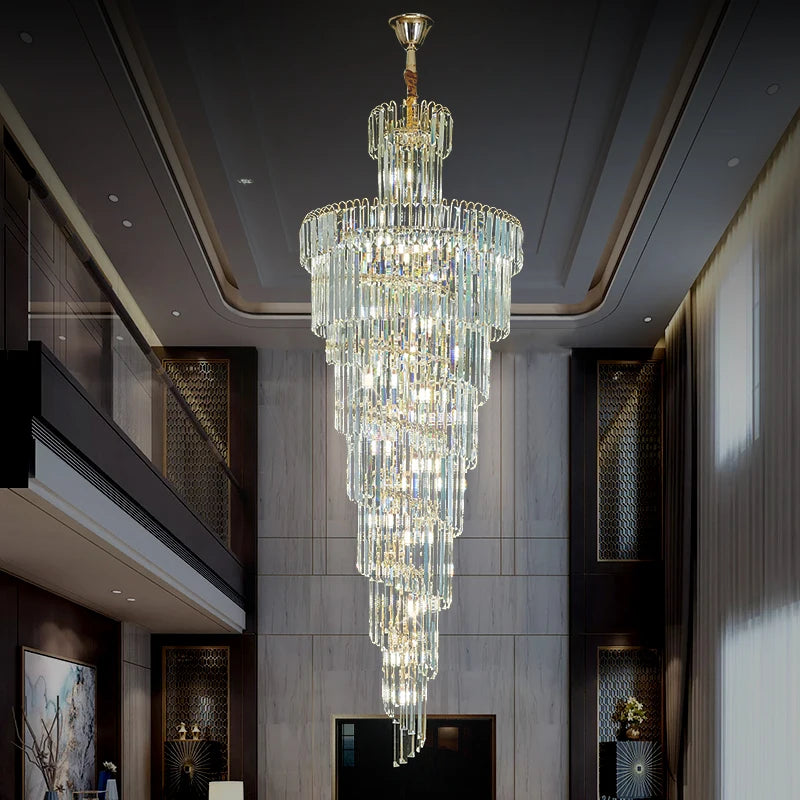 Lustre en Cristal Moderne — Luxe