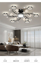 Lustre Salon Noir — Moderne