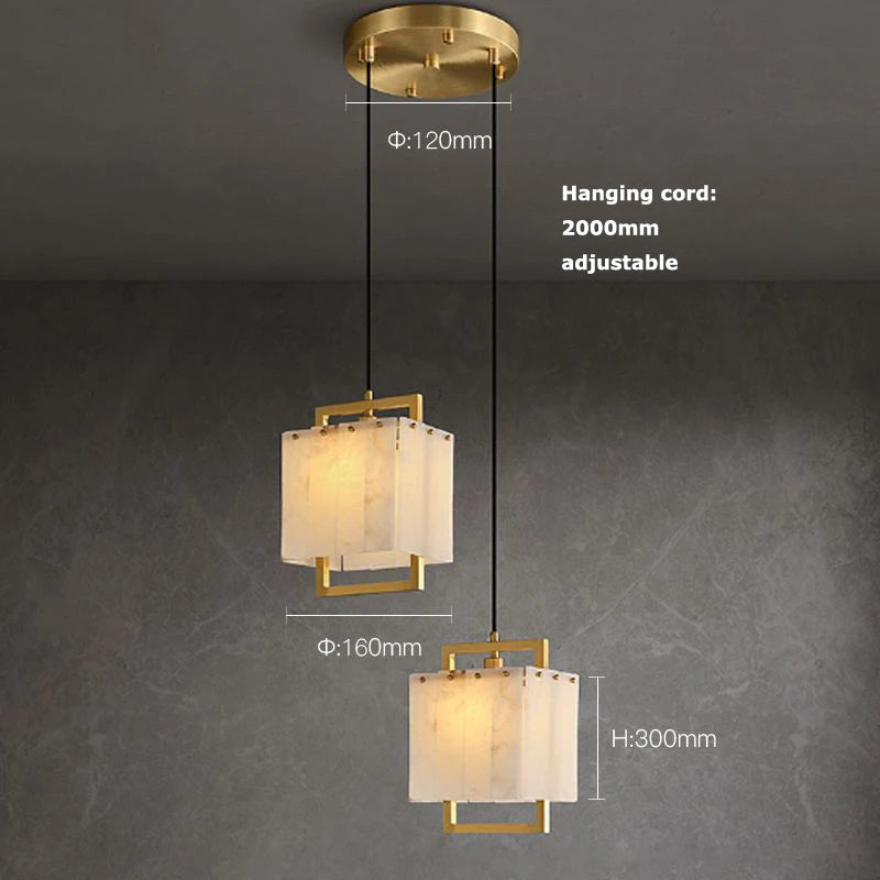 Lustre Tendance Salon — Marbre