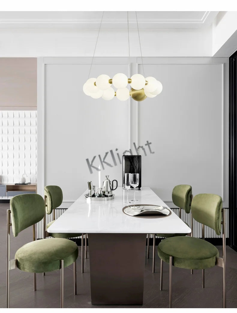 Lustre Art Déco — Cuivre