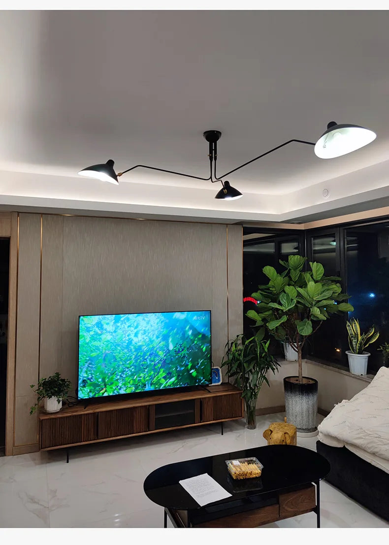 Plafonnier Salon Moderne — Plafonnier Nordique Design