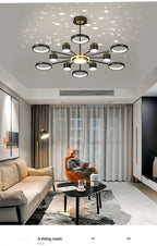 Lustre Moderne LED — Blanc