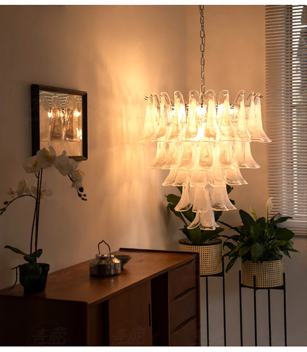 Lustre Salon Moderne — Verre