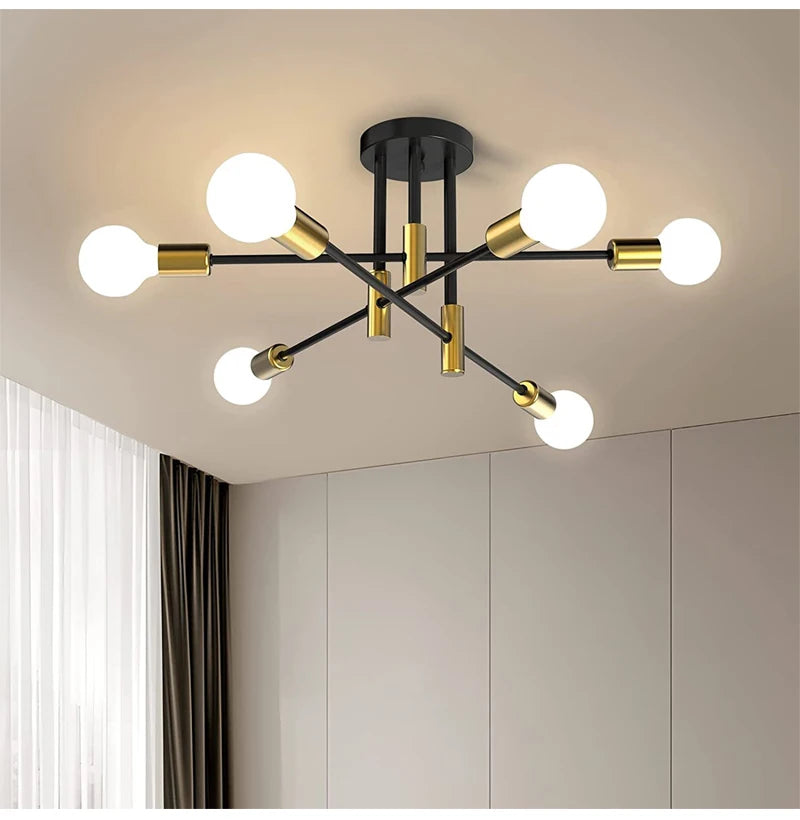 Lustre Salon Industriel