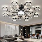 Lustre Salon Noir — Moderne
