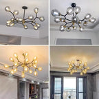 Lustre Globe Verre — Plafonnier Boule Moderne