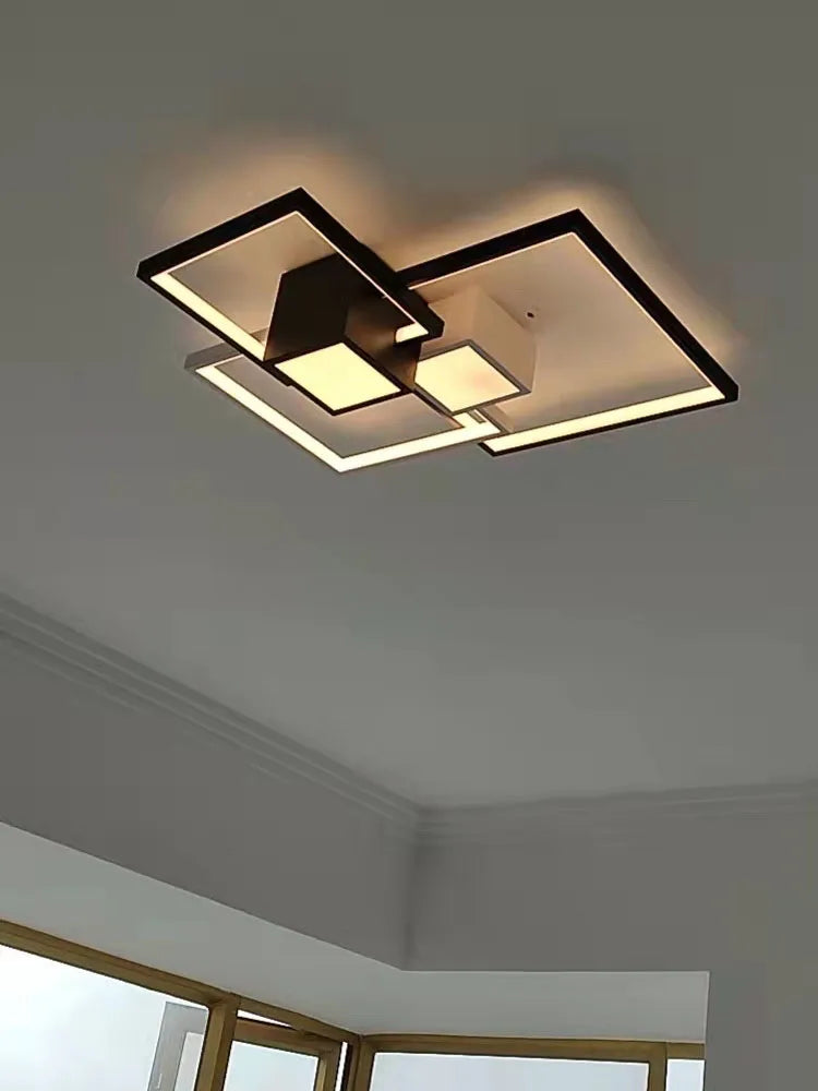 Lustre Salon Bois — Moderne