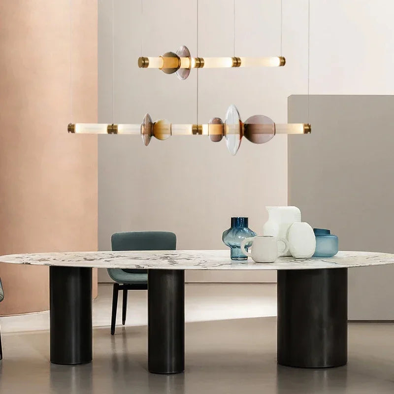 Lustre pour Salon Moderne — Verre