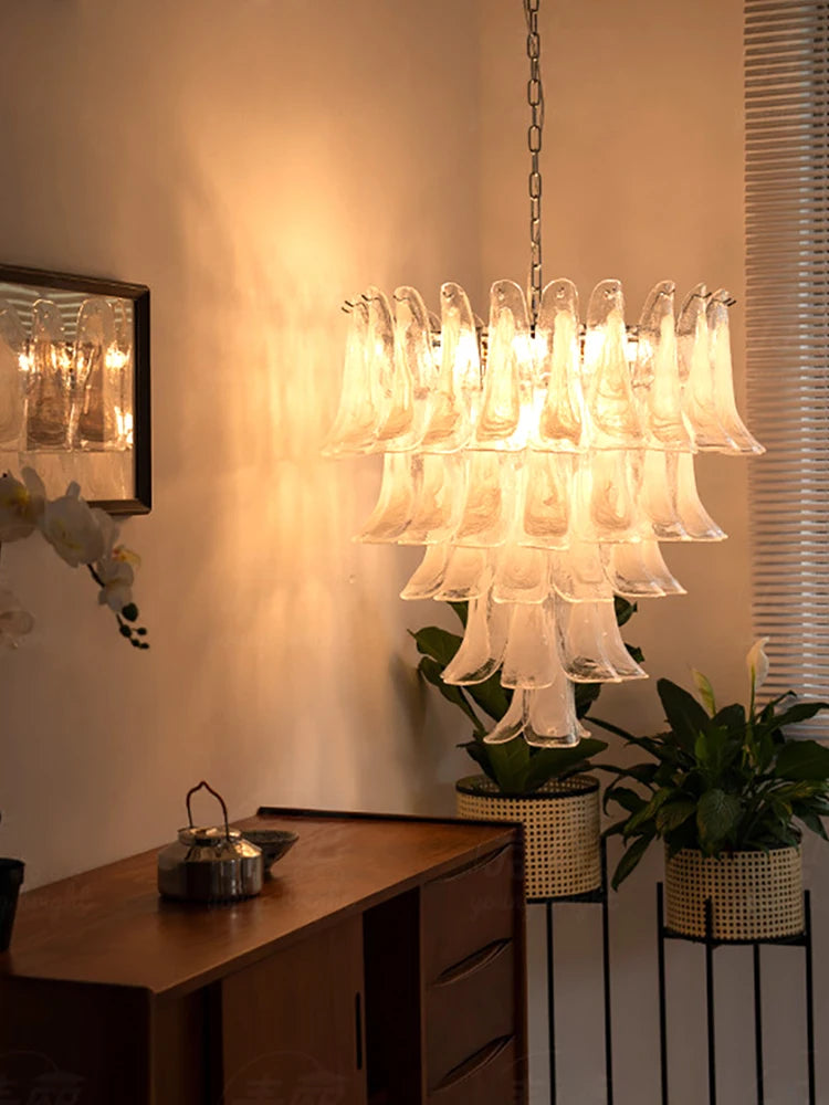 Lustre Salon Moderne — Verre