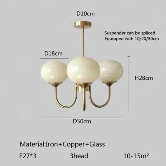 Lustre Chambre Adulte — LED — B argent 5 ampoules