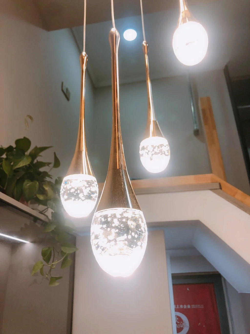 Lustre Salon Moderne — Cristal